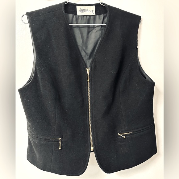 D’Oraz- ladies 90’s wool cashmere vest - Picture 1 of 5